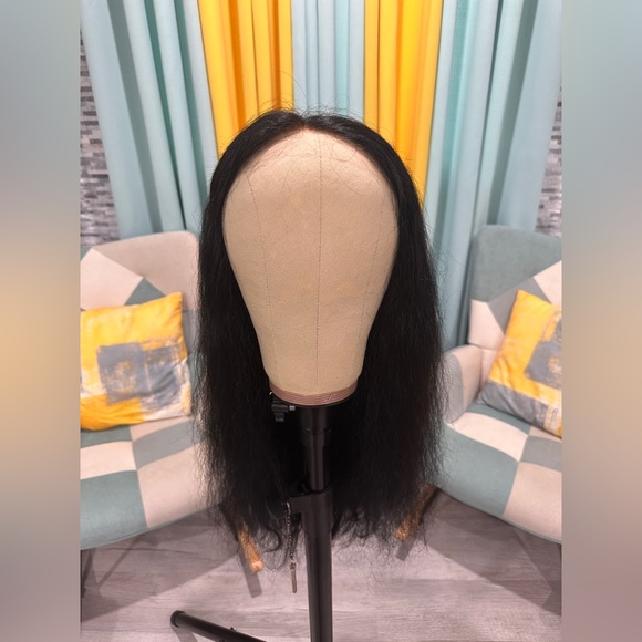 SILKY STRAIGHT 13X4 FRONTAL UNDETECTABLE HD LACE LONG WIG 100% HUMAN HAIR - Picture 9 of 12